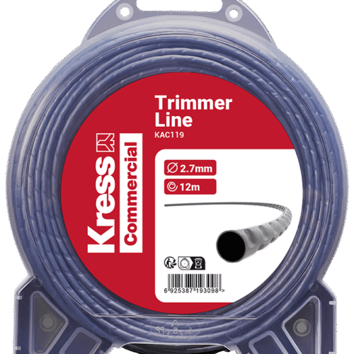 12 m trimmerdraad met een diameter van 2,7 mm voor grastrimmer - KAC119