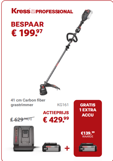 KG161 carbon fiber grastrimmer
