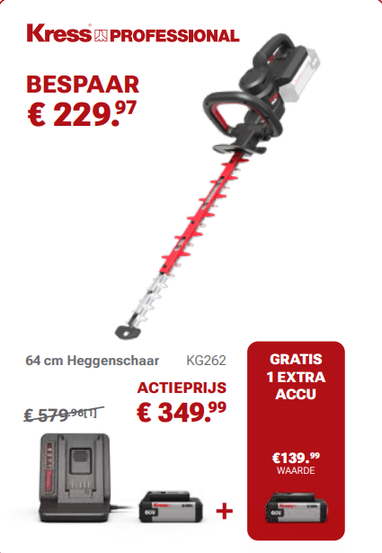 KG262 Heggenschaar 64cm