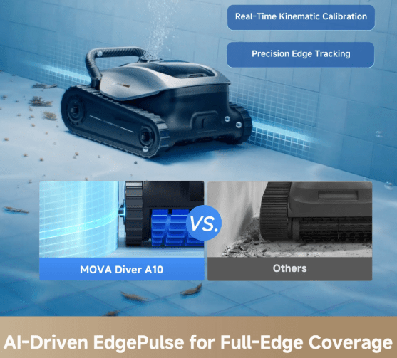 Mova Diver A10 zwembadrobot Mova Diver A10 zwembadrobot
