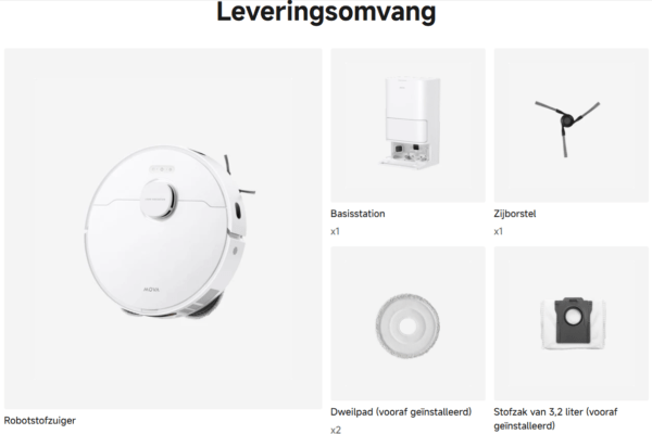 Mova E40 Ultra robotstofzuiger
