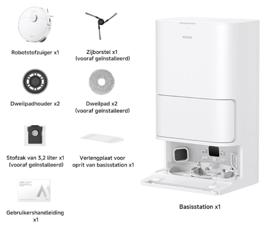 Mova E40 Ultra robotstofzuiger