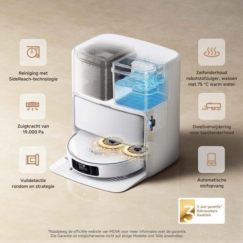 Mova E50 Pro Ultra robotstofzuiger